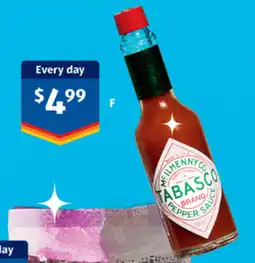 ALDI Mcllhenny Co. Tabasco Sauce offer
