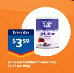 ALDI White Mill Gelatine Powder offer