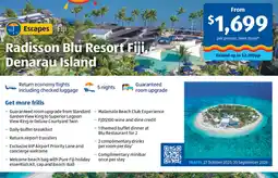ALDI Radisson Blu Resort Fiji, Denarau Island offer