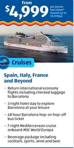 ALDI Spain, Italy, France and Beyond offer