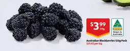 ALDI Australian Blackberries offer