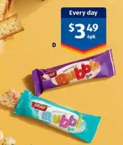 ALDI Hillcrest Bubble Bars offer