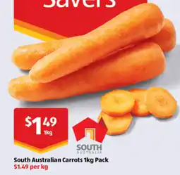 ALDI South Australian Carrots Pack offer
