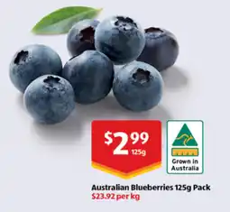 ALDI Australian Blueberries offer
