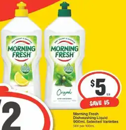IGA Morning Fresh Dishwashing Liquid offer