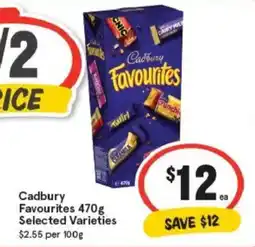 IGA Cadbury Favourites offer