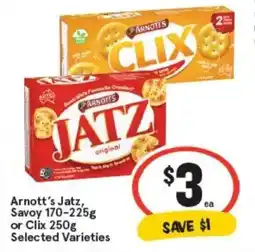 IGA Arnott's Jatz, Savoy offer