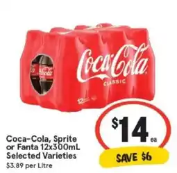 IGA Coca-Cola, Sprite or Fanta offer