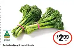 IGA Australian Baby Broccoli Bunch offer
