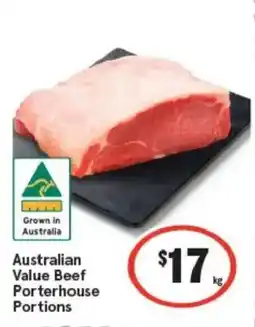 IGA Australian Value Beef Porterhouse Portions offer