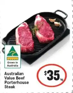 IGA Australian Value Beef Porterhouse Steak offer