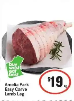 IGA Amelia Park Easy Carve Lamb Leg offer