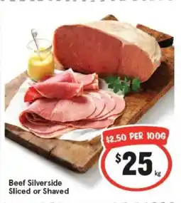 IGA Beef Silverside Sliced or Shaved offer