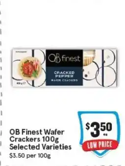 IGA OB Finest Wafer Crackers offer