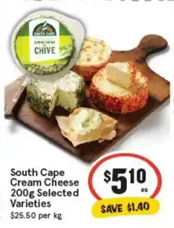 IGA South Cape Cream Cheese offer
