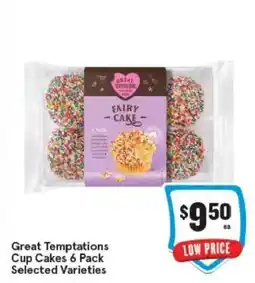 IGA Great Temptations Cup Cakes offer