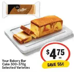 IGA Your Bakery Bar Cake offer