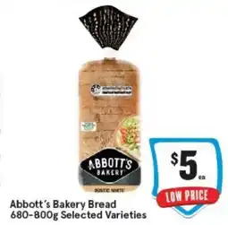 IGA Abbott's Bakery Bread offer