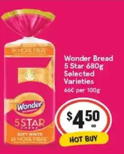 IGA Wonder Bread 5 Star offer