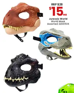 Toymate Jurassic world world mask assorted offer