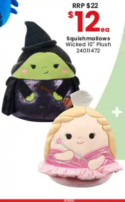 Toymate Squishmallows Wicked 10" Plush offer