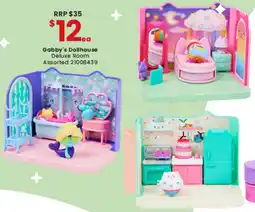 Toymate Gabby's Dollhouse Deluxe Room Assorted offer