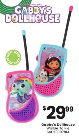 Toymate Gabby's Dollhouse Walkie Talkie Set offer