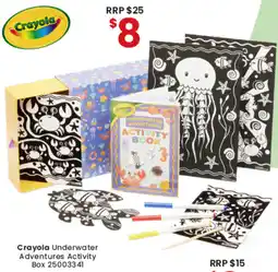 Toymate Crayola Underwater Adventures Activity Box offer