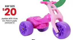 Toymate Junior ATV Ride On Pink Purple offer