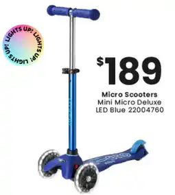 Toymate Micro Scooters Mini Micro Deluxe LED Blue offer