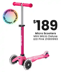 Toymate Micro Scooters Mini Micro Deluxe LED Pink offer