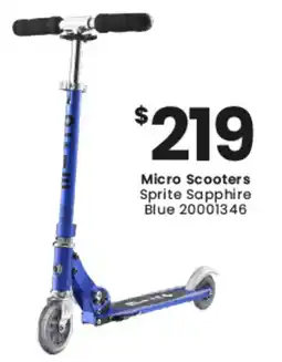 Toymate Micro Scooters Sprite Sapphire Blue offer