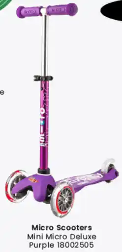 Toymate Micro Scooters Mini Micro Deluxe Purple offer