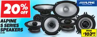 Autobarn Alpine s series speakers offer