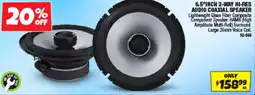Autobarn 6.5 inch 2-way hi-res audio coaxial speaker offer