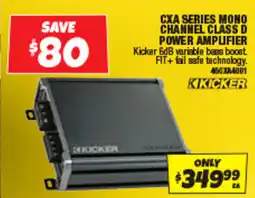 Autobarn Cxa series mono channel class d power amplifier offer