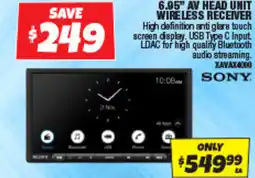 Autobarn 6.95" av head unit wireless receiver offer