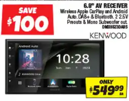 Autobarn 6.8" av receiver offer