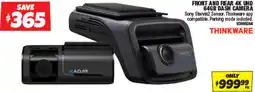 Autobarn Front and rear 4k uhd 64gb dash camera offer
