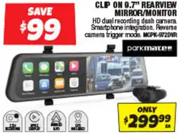 Autobarn Clip on 9.7" rearview mirror/monitor offer