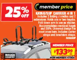 Autobarn Kayak/sup carrier 4 in 1 offer