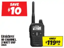 Autobarn Uniden 80 channel 2 watt uhf offer