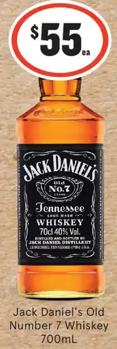 IGA Liquor Jack Daniel's Old Number 7 Whiskey offer