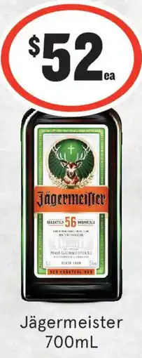 IGA Liquor Jägermeister offer