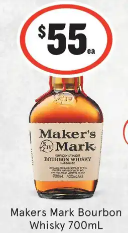IGA Liquor Makers Mark Bourbon Whisky offer