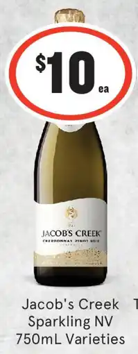 IGA Liquor Jacob's Creek Sparkling NV Varieties offer