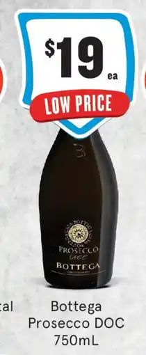 IGA Liquor Bottega Prosecco DOC offer