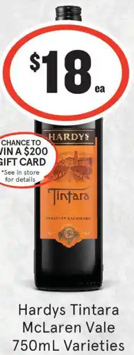 IGA Liquor Hardys Tintara McLaren Vale Varieties offer
