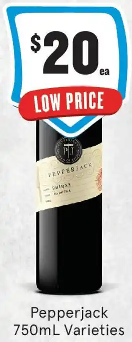 IGA Liquor Pepperjack Varieties offer