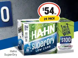 IGA Liquor Hahn SuperDry offer